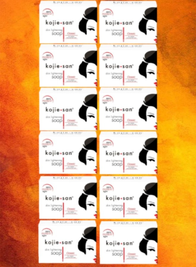 Kojie 12 Pieces Kojie San Skin Lightening Soap Classic 135g - Image 1