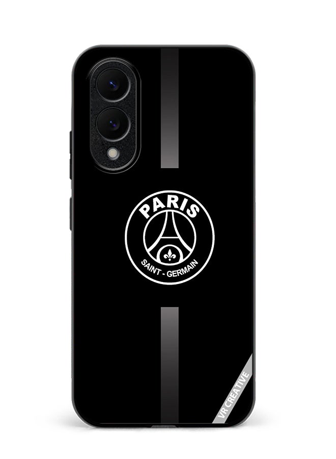 VR CREATIVE Protective Case Cover For Samsung Galaxy S25 Edge Paris Saint-Germain Design Multicolour