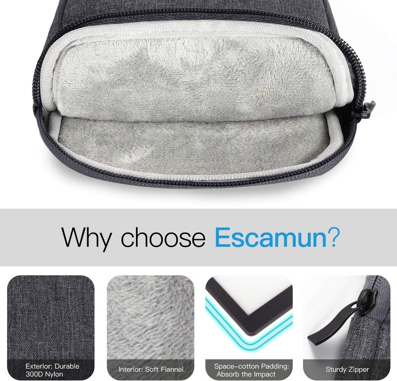 Escamun E-Reader Sleeve Case Bag for 6-6.8 inch eBook Reader Tablet Protective Cover Pouch - Image 3