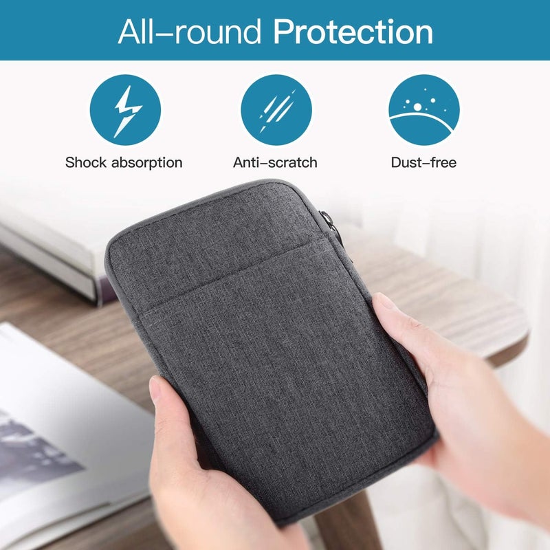 Escamun E-Reader Sleeve Case Bag for 6-6.8 inch eBook Reader Tablet Protective Cover Pouch - Image 4