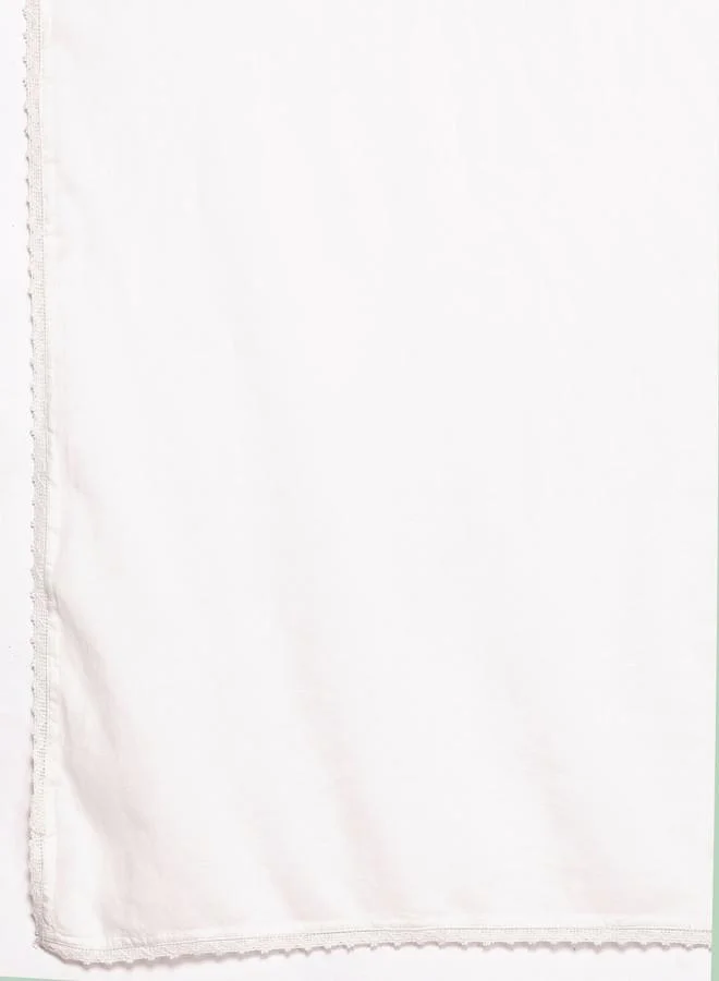 ISHIN  Women Embroidered Regular Pure Cotton Kurta With Trousers & With Dupatta for Women | Best Price UAE