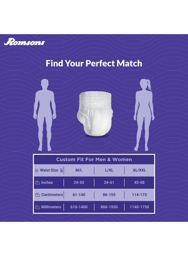 Dignity Overnight Pull Up Adult Diapers Pant Style - 10 Count (Medium) with Soft Elastic and Extra Absorbent Core, Waist Size 24" - 53", 10 Pcs/Pack (Pack of 1) - Image 5