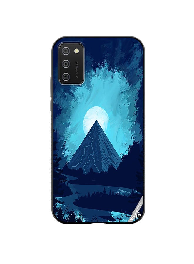 VR CREATIVE Protective Case Cover For Samsung Galaxy A03s Mountain Design Multicolour - Image 1