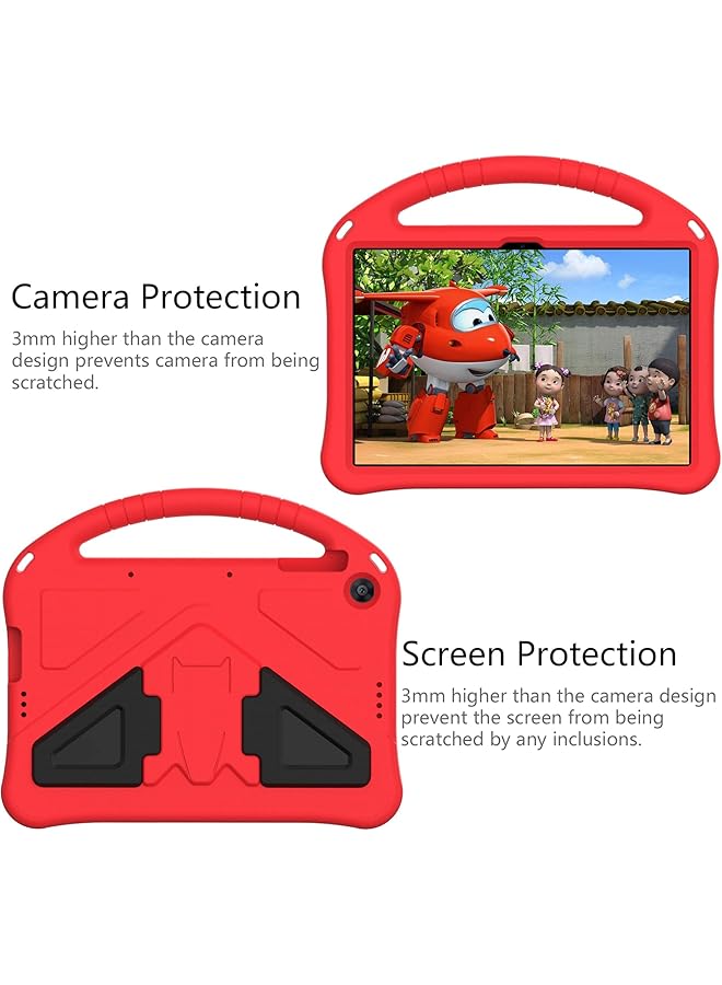erorex Compatible With Honor Pad X8 10.1 Inch X8 Lite 9.7 Inch 2022 Case Kids Shockproof Handle Stand Tablet Cover Case For Honor Pad X8 X8 Lite Red  - Image 3