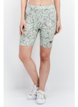 Reebok Women Sportswear Fit Pull-On Training Short, Light Sage Green  - Image 1