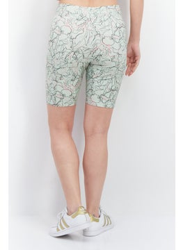 Reebok Women Sportswear Fit Pull-On Training Short, Light Sage Green  - Image 2