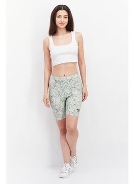 Reebok Women Sportswear Fit Pull-On Training Short, Light Sage Green  - Image 4