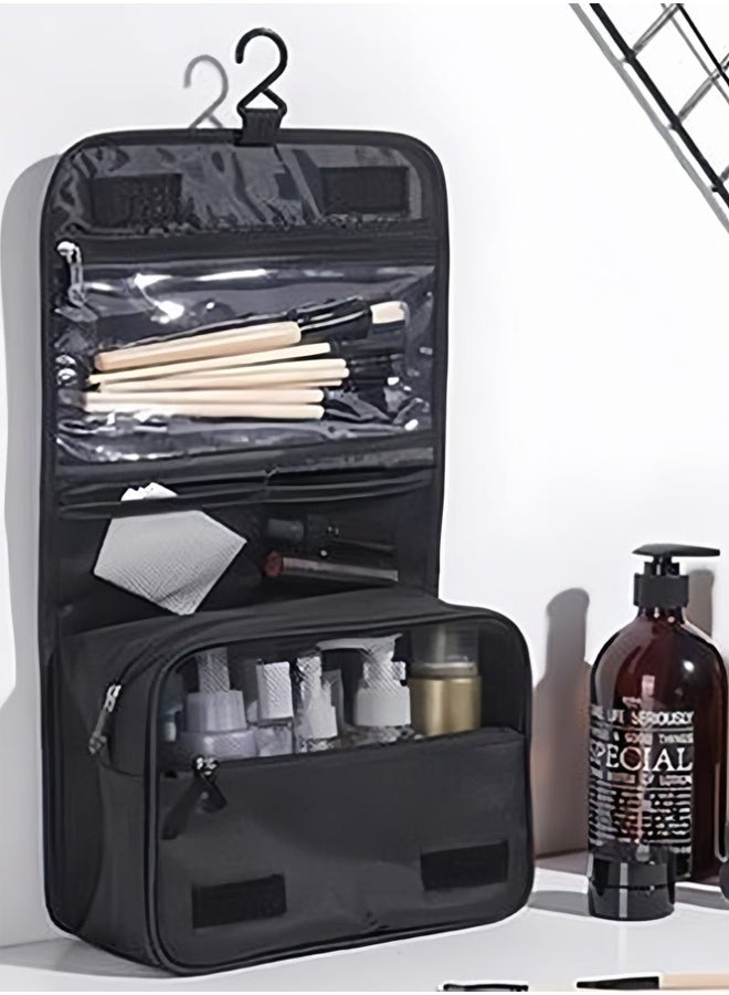 بلومنغ تايم حقيبة غسيل سفر الأعمال ، حقيبة مستحضرات التجميل / أدوات الزينة-حقيبة تخزين محمولة للسفر لمسافات قصيرة ، يمكن تعليقها وتصنيفها وتخزينها ، حقيبة غسيل مقاومة للماء للحمام - Image 1