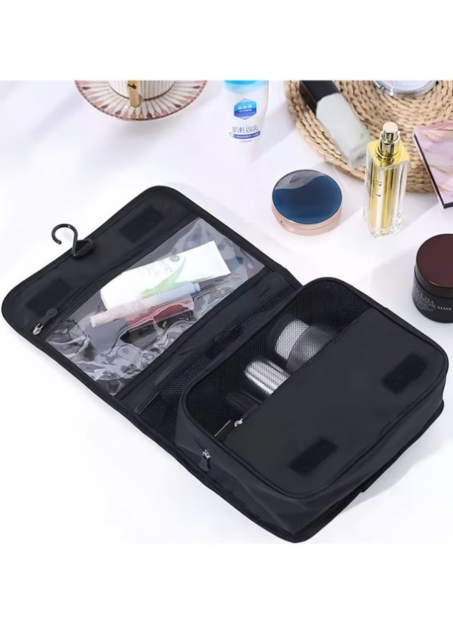 بلومنغ تايم حقيبة غسيل سفر الأعمال ، حقيبة مستحضرات التجميل / أدوات الزينة-حقيبة تخزين محمولة للسفر لمسافات قصيرة ، يمكن تعليقها وتصنيفها وتخزينها ، حقيبة غسيل مقاومة للماء للحمام - Image 5