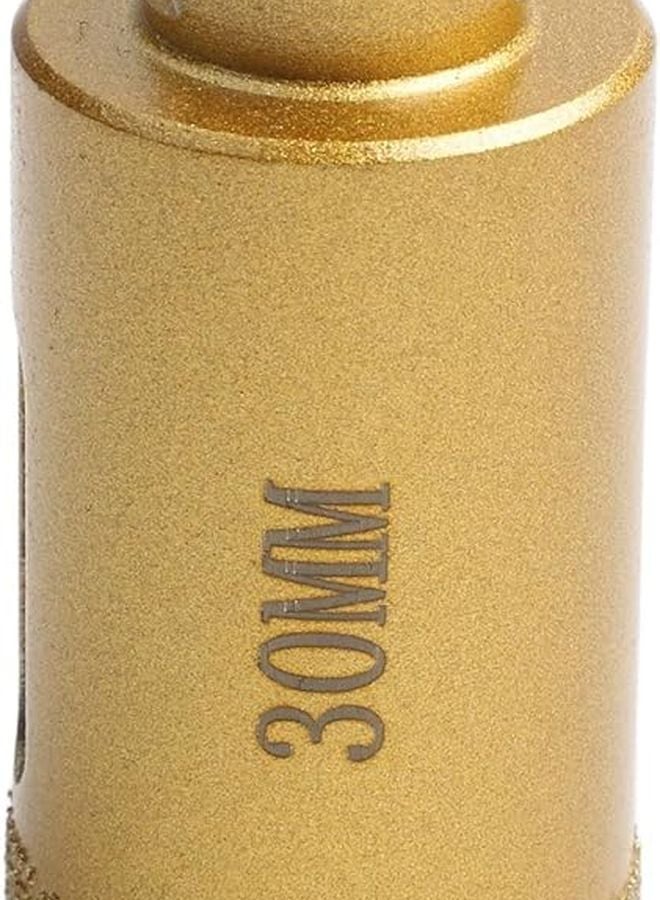 30mm Diamond Coated Core Drill Bit for Granite Marble Concrete Tile Glass Dry Drilling - Image 3