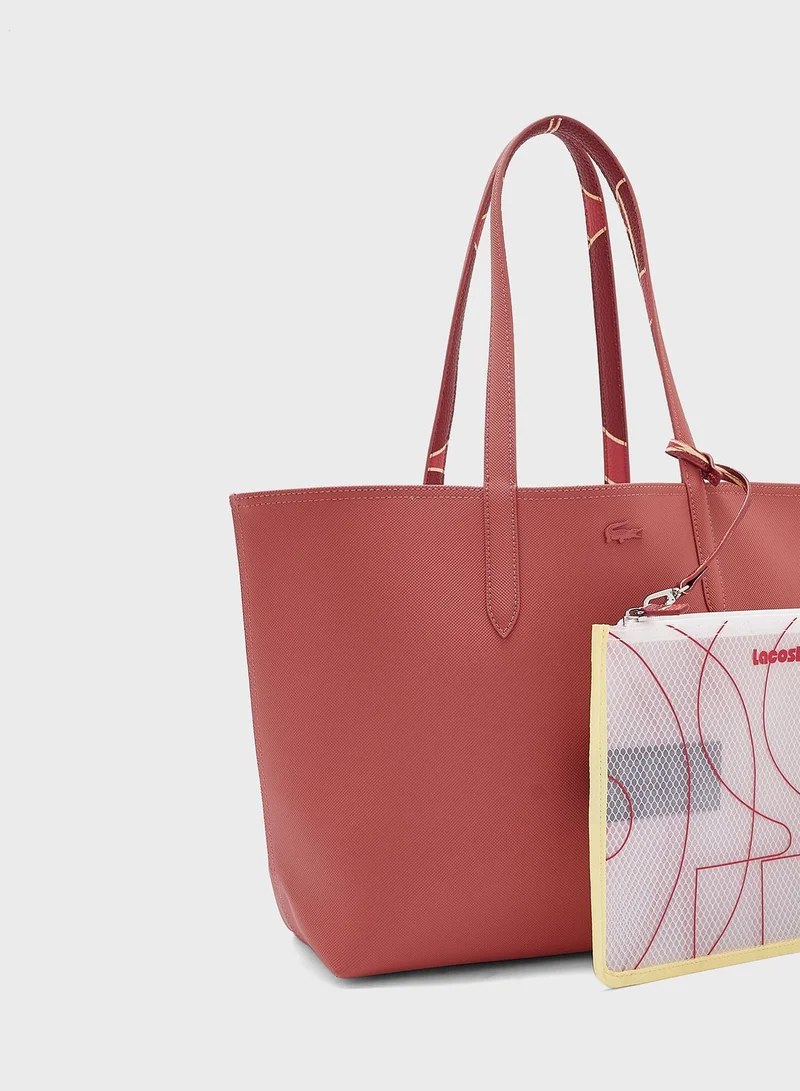 LACOSTE Top Handle Tote