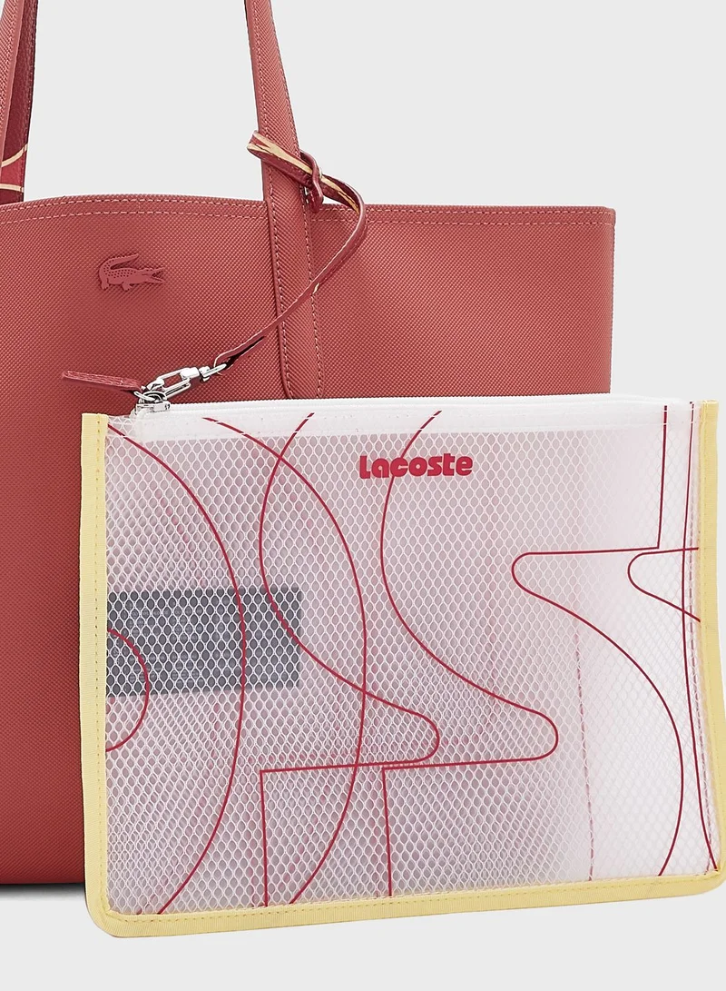 LACOSTE Top Handle Tote