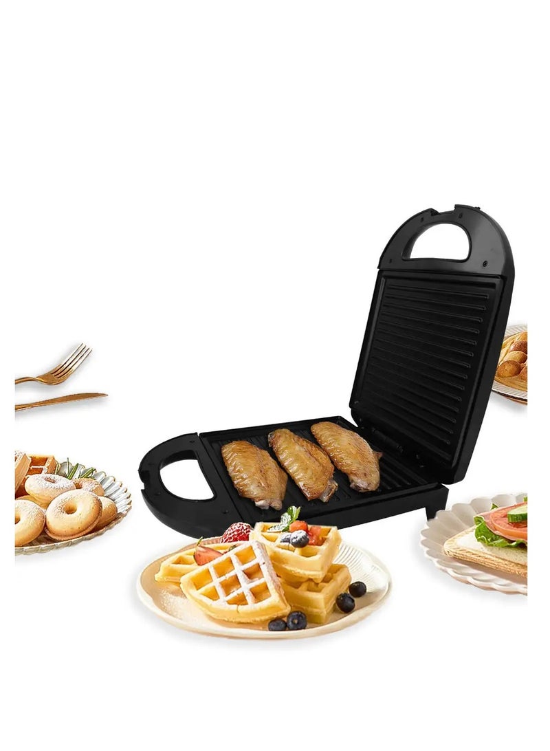 DISNIE Disnie Grill Maker with Non-Stick Plate, Handle Lock, Overheat Protection, Power On/Off Indicator, Grill Plate, Sandwich Maker, Panini Maker  - Image 2