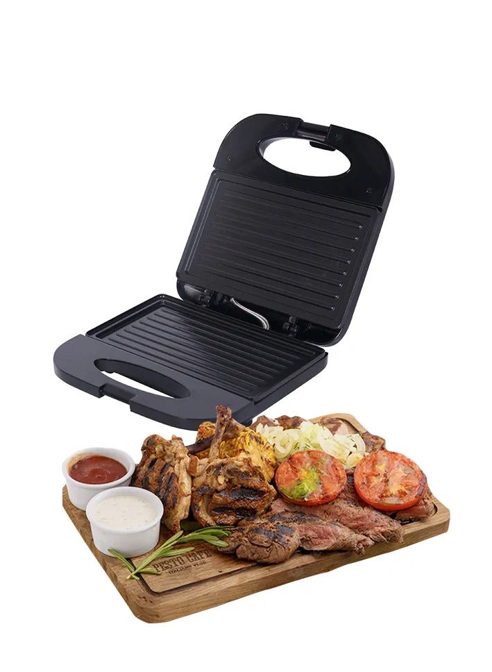DISNIE Disnie Grill Maker with Non-Stick Plate, Handle Lock, Overheat Protection, Power On/Off Indicator, Grill Plate, Sandwich Maker, Panini Maker  - Image 4