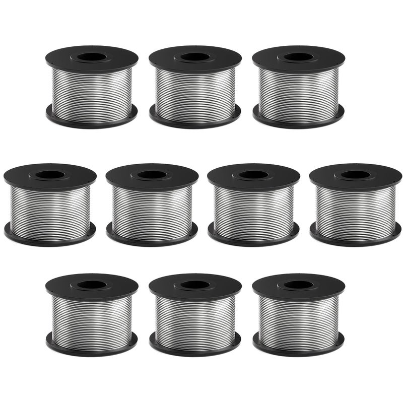 10 PCS Steel Rebar Tie Wire Coil 360FT Rebar Tie Gun Wire 003 Rebar Tie Wire for Automatic Rebar Tying Tool
