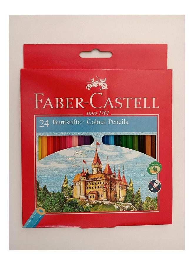Faber castell buntstifte colour pencils Set Of 24 Colours - Multi Color