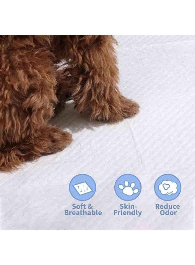 Meetion Pet Pee Diaper Pads, Super Absorbent Pet Dog Diaper, Dog Training Pee Pads, Disposable Healthy Nappy Mat For Dog Cat, Keep Healthy Clean Wet Mat (Thickened Pink,Small 45 X 33cm, 100 Pieces) - Image 5