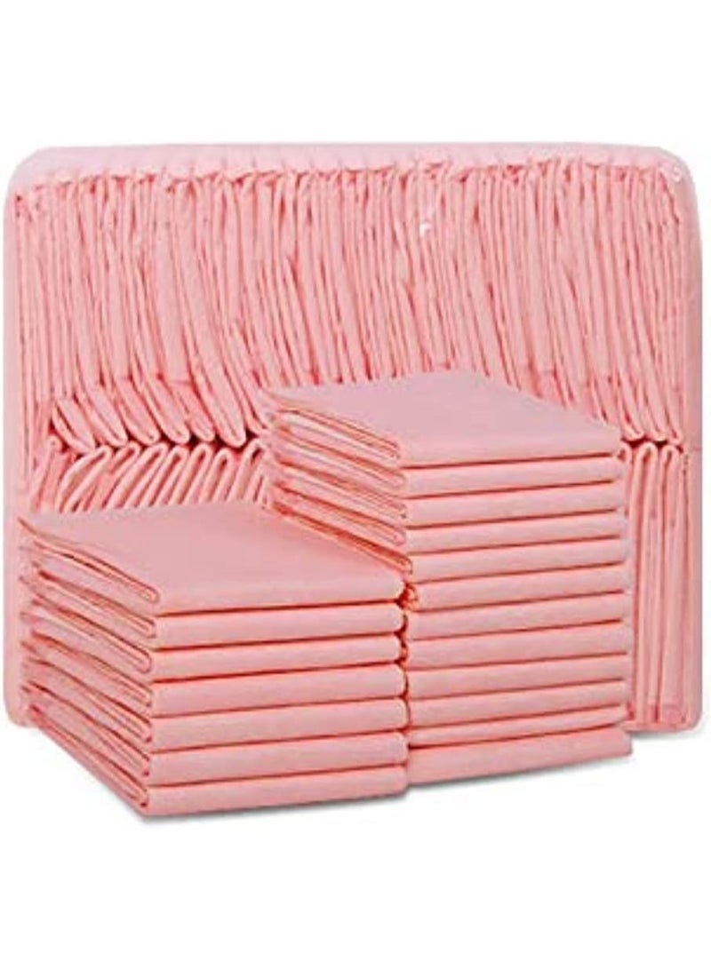 Meetion Pet Pee Diaper Pads, Super Absorbent Pet Dog Diaper, Dog Training Pee Pads, Disposable Healthy Nappy Mat For Dog Cat, Keep Healthy Clean Wet Mat (Thickened Pink,Small 45 X 33cm, 100 Pieces) - Image 2