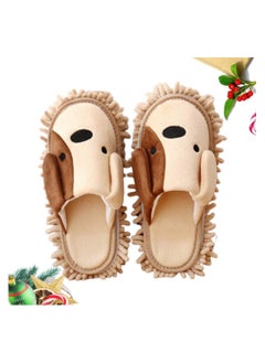 Y&D Unisex Multifunction Cleaning Slippers, Slippers Floor Mop Dust, Detachable Mopping Shoes House Microfiber Sole, for Reusable Kitchens Bathroom Living Room Floor(1 Pair)  - Image 4