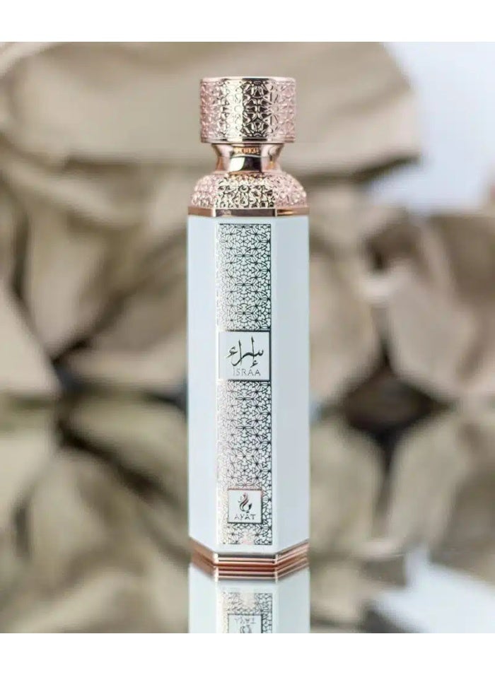 عطور آیت آيات بيرفيومز إسراء – أو دي برفان 200 مل – عطر زهري عنبر – للنساء - Image 1
