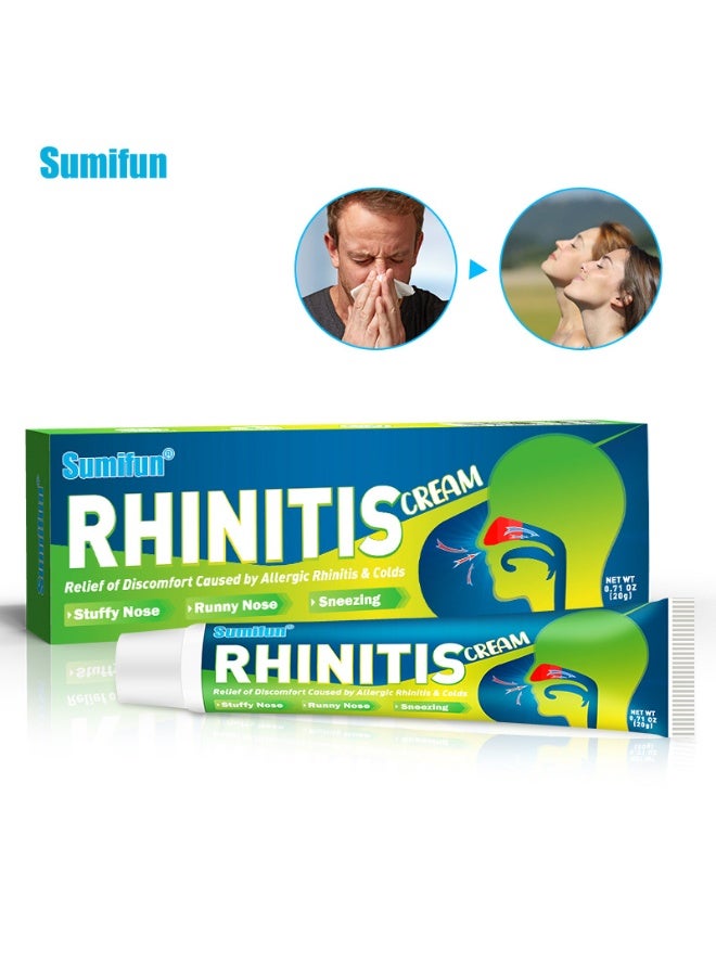 سوميفون كريم سومي فن لعلاج التهاب الأنف، كريم لعلاج جفاف الأنف وحكة الأنف واحتقان الأنف، 20 جرام K10074 - Image 1