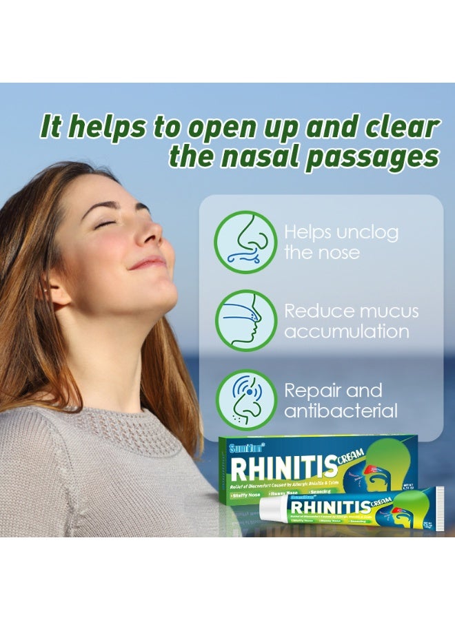 سوميفون كريم سومي فن لعلاج التهاب الأنف، كريم لعلاج جفاف الأنف وحكة الأنف واحتقان الأنف، 20 جرام K10074 - Image 4