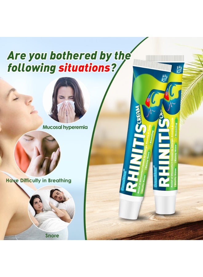 سوميفون كريم سومي فن لعلاج التهاب الأنف، كريم لعلاج جفاف الأنف وحكة الأنف واحتقان الأنف، 20 جرام K10074 - Image 3