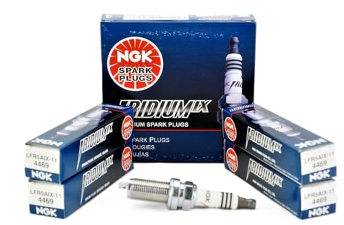 شمعات الإشعال NGK إيريديوم IX LFR5AIX11 4 عبوة متوافقة مع تويوتا كامري LE 2010-2014 25L2494cc