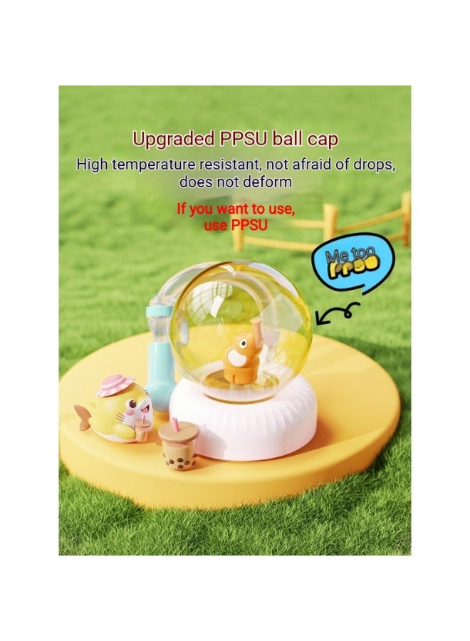 youkebei Baby Elephant Fountain Sippy Cup, Children's Training Drinking Cup - Image 2