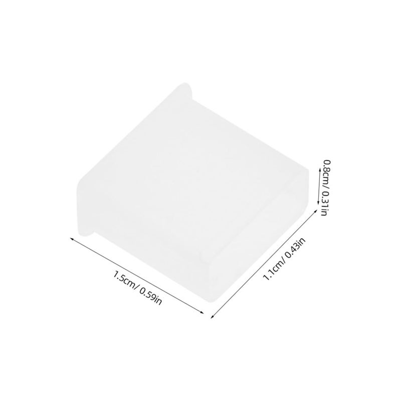 50 Pcs USB Dust Covers Outlet Plug Covers For Standard PC Ports - Image 3
