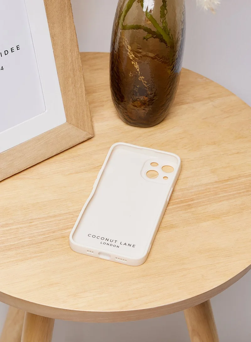 COCONUT LANE Nakd Creamy White Iphone 13 Case