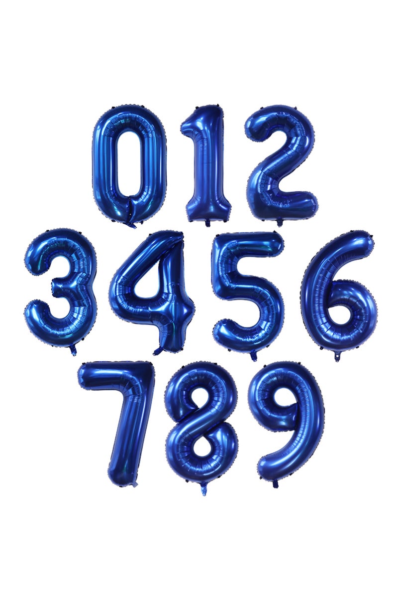 0 40inch navy blue 40Inch Foil Birthday Balloons 0-9 Helium Number Balloon Happy Birthday Wedding Pa