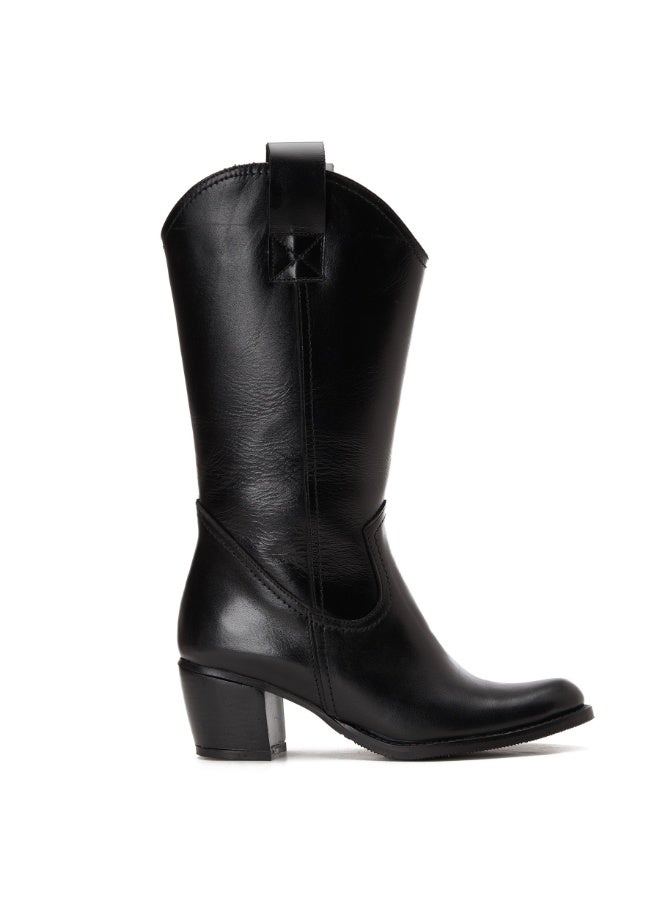 TAYREE Black Cowboy Boot - Image 2