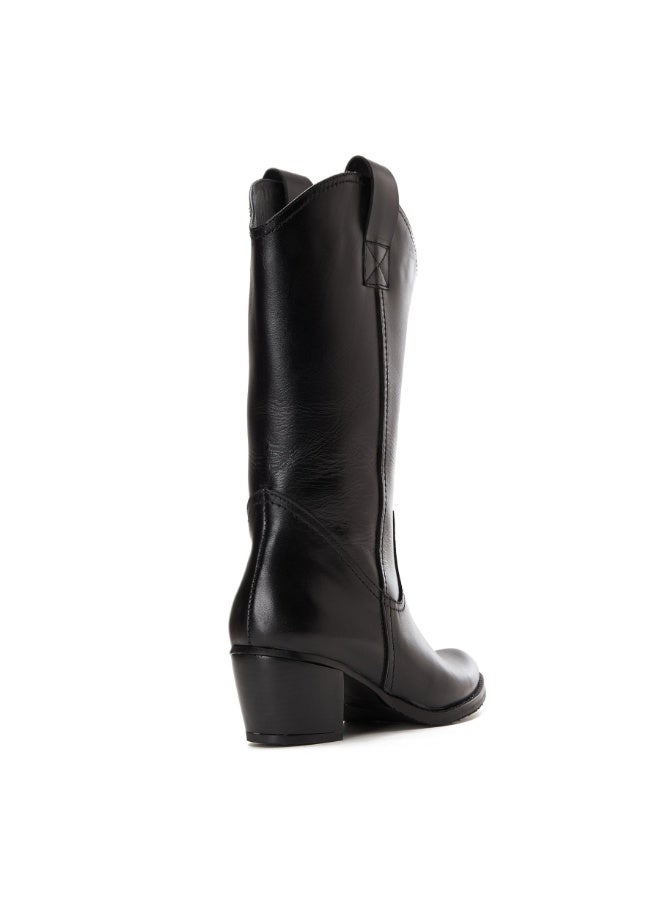 TAYREE Black Cowboy Boot - Image 4