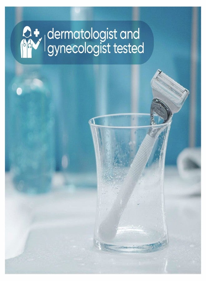 Venus Gillette Venus for Pubic Hair and Skin, Bikini Razors for Women, Women's Razor Handle + 4 Blade Refills - Image 4