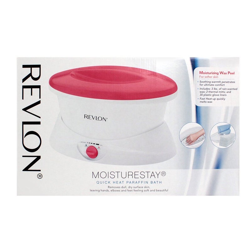 Revlon Luxury Paraffin Bath| For Soft Hands, Elbows & Feet,White & Pink - Image 2