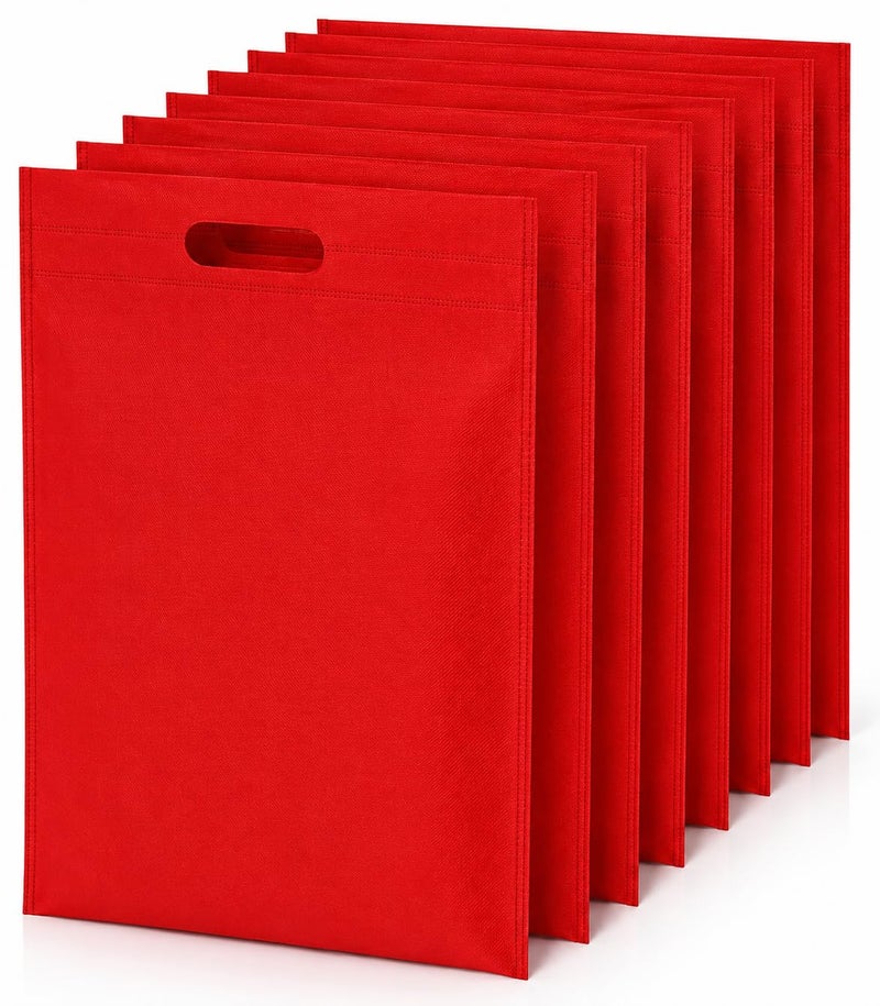 Non Woven Fabric Bags Red 20x25cm 10pcs - Image 1
