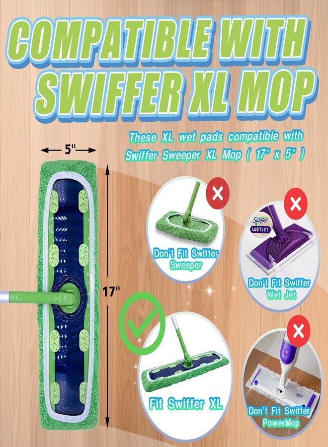 RuannoClean XL Mop Pads Compatible with Swiffer XL Dry Sweeping Cloths, Reusable Wet Pads Refill X-Large Size Fits for Swiffer XL Wet Pads Refills -for Surface Hardwood Floor Cleaning, 6 Pack - Image 4