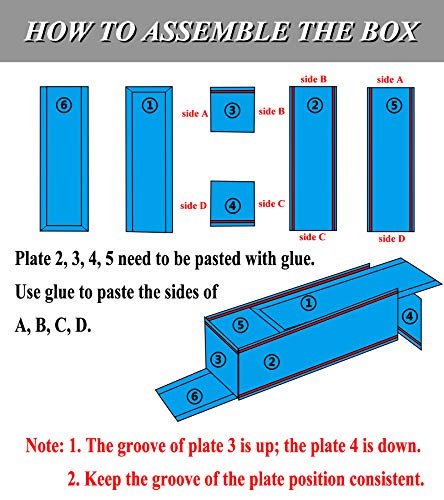 GDDP Domino Molds for Epoxy Resin Box, Domino Resin Mold Set for Casting, Storage Box Mould for DIY Epoxy Crafts Making Tool - Image 3
