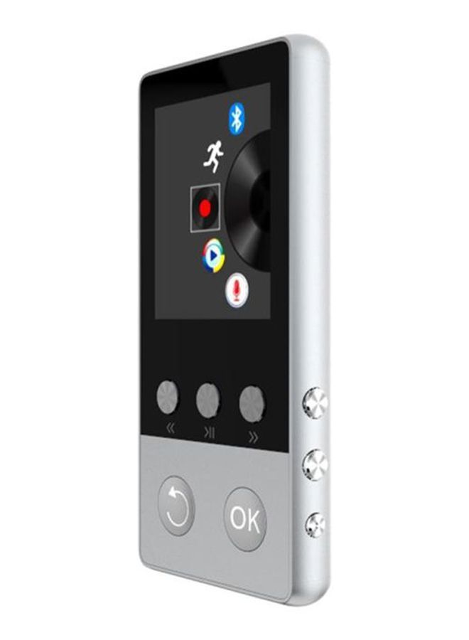 NIBEMINENT Multifunctional Bluetooth Photo Viewer Sport MP4 And MP3 Player 415335_1 Silver 