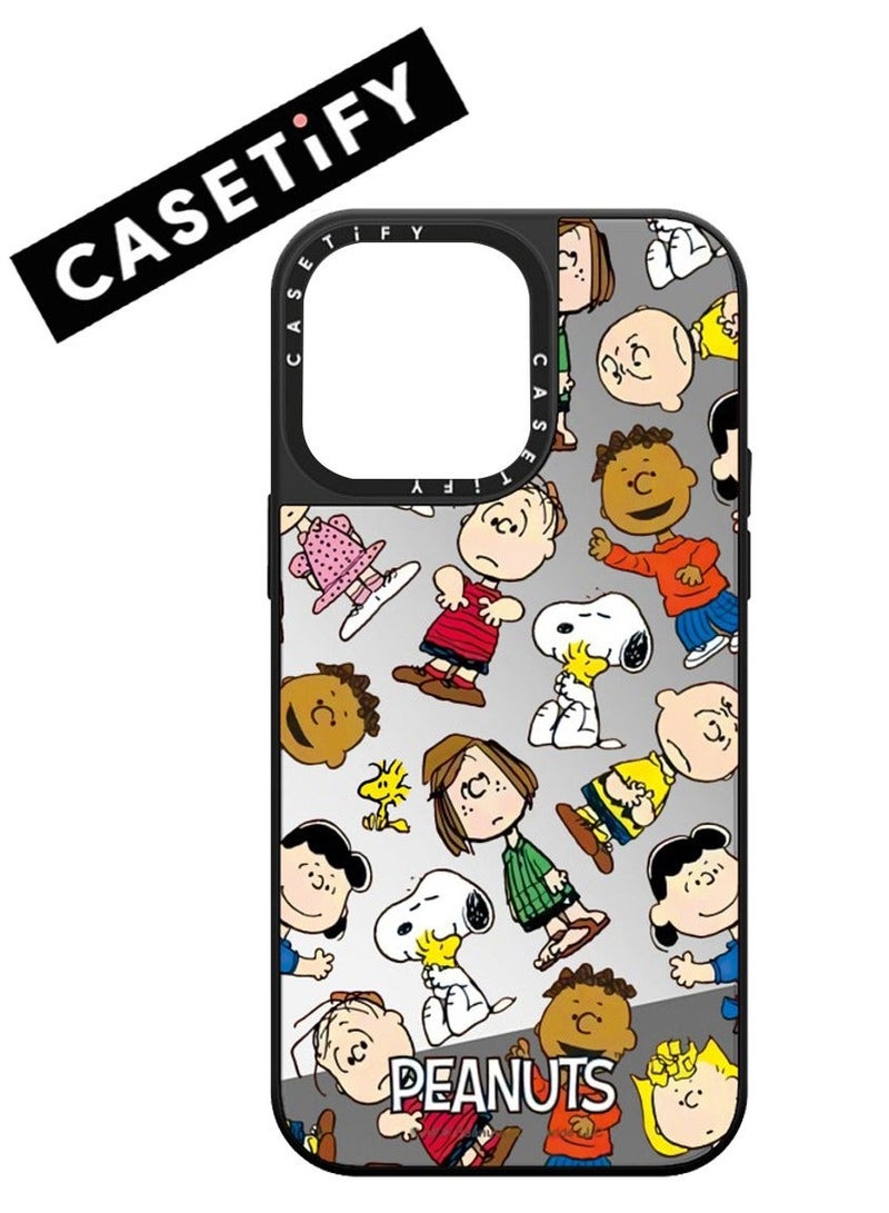 Casetify Apple iPhone 13 Pro Max Case Snoopy family Phone Cover - Mirror Face - Image 1