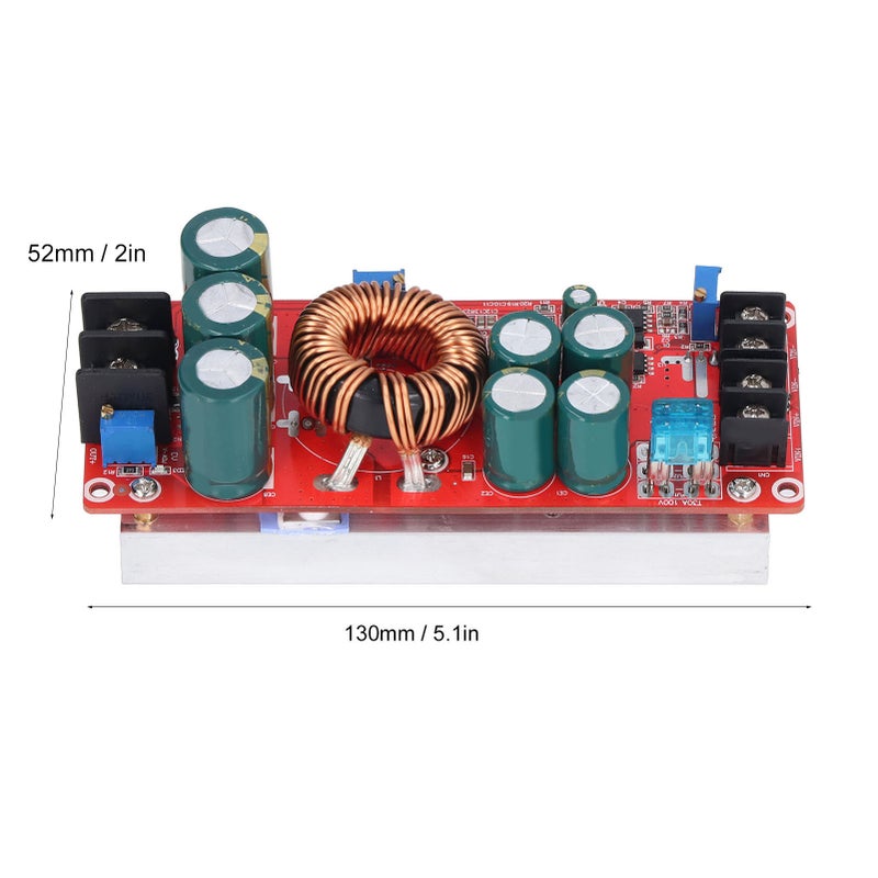 1200W DCDC Boost Module Adjustable Power Supply Module Constant Voltage Converter Regulator - Image 3
