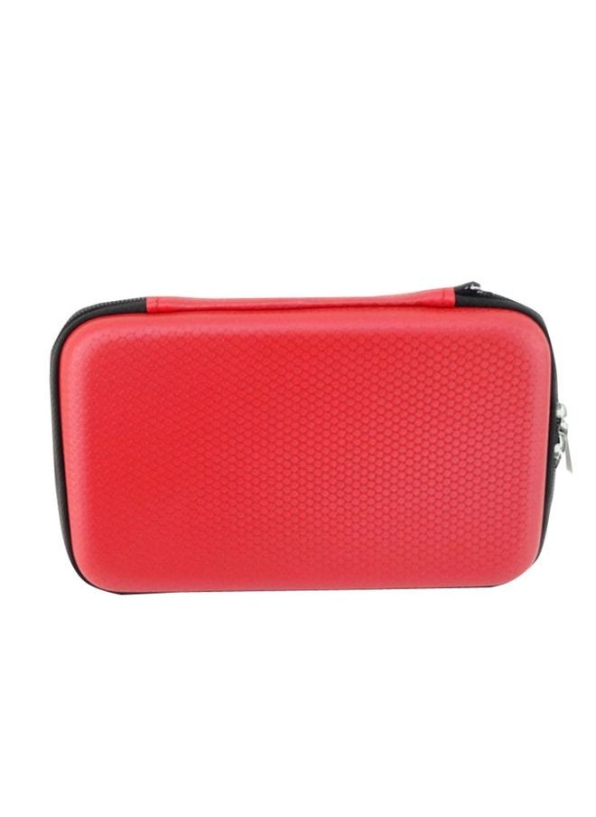 BURAQ GH1302 EVA Hard Shell Hard Drive Bag Digital Storage Bag(Red)  - Image 1