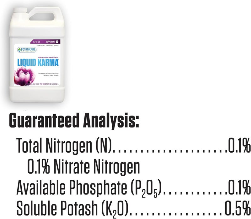 Botanicare Liquid Karma Supplemental Nutrient 010105 1 gal - Image 2
