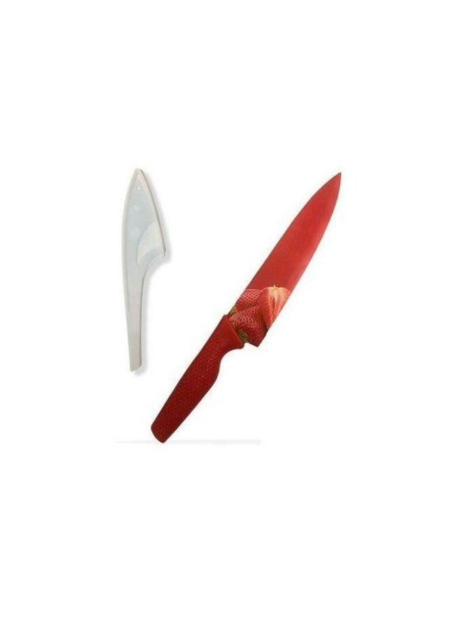 Knife for kitchen - Red - Image 1