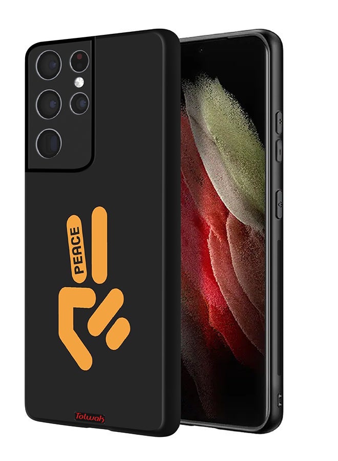 Tolwak Samsung Galaxy S21 Ultra 5G Protective Case Cover Peace - Image 1