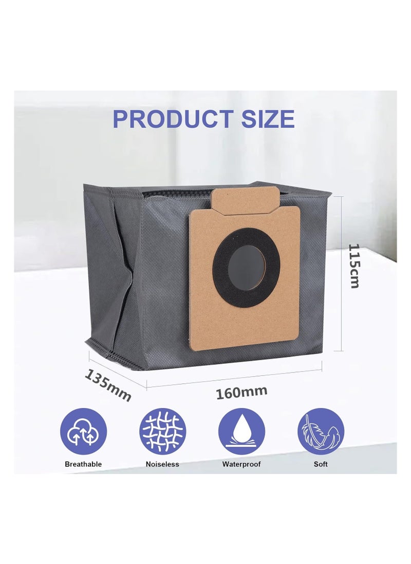 Generic - 5 Pack Replacement Dust Bag Compatible With Eufy Clean X8 Pro X10 Pro Omni Robot Vacuum Self-Empty Station,4-Layer Replcement Bags Accessory - Image 1