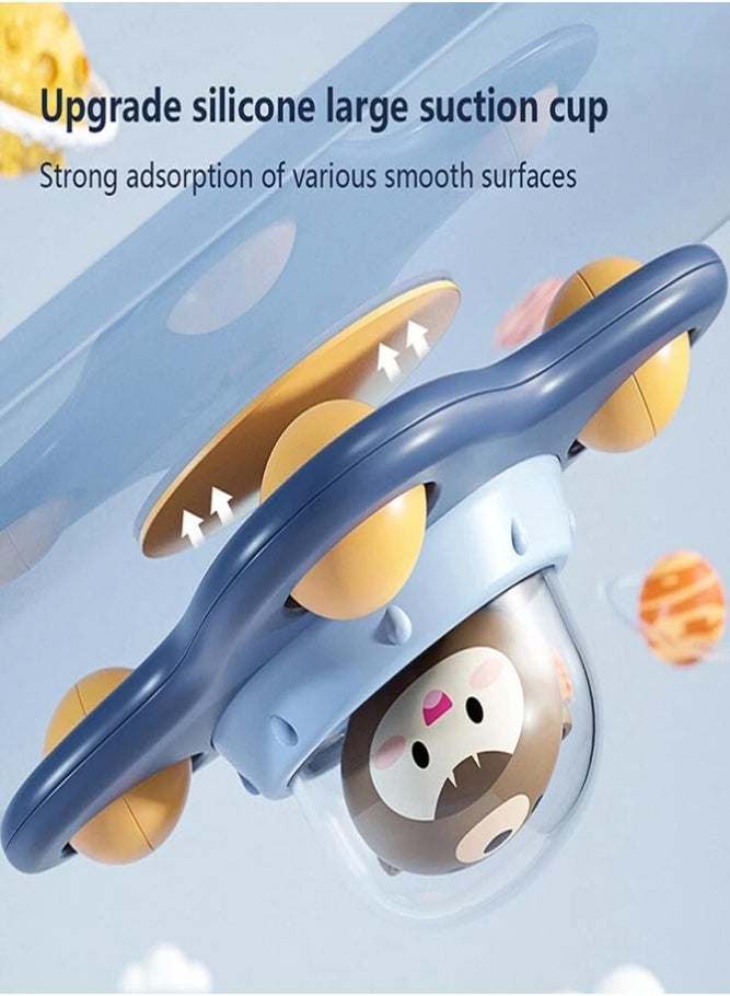 AMERTEER 3PCS Cartoon Animal Suction Cup Spinner Toys - Sensory Developmental Toys for Kids - Image 2