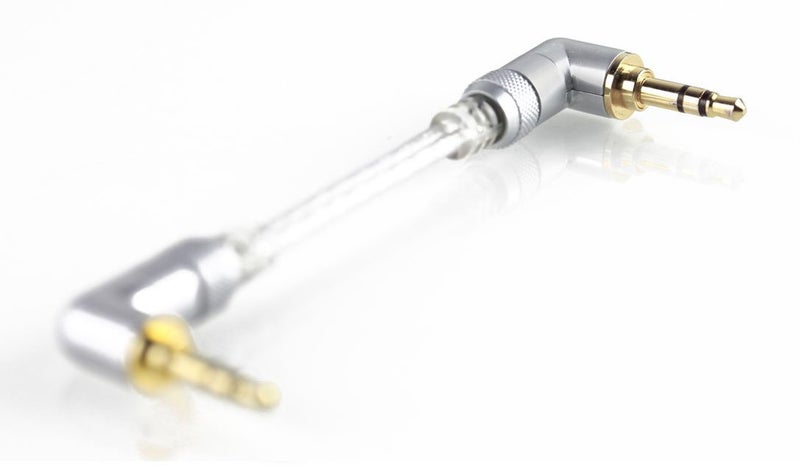 FiiO L17 3.5mm Angled Stereo Audio Cable - Silver - Image 2