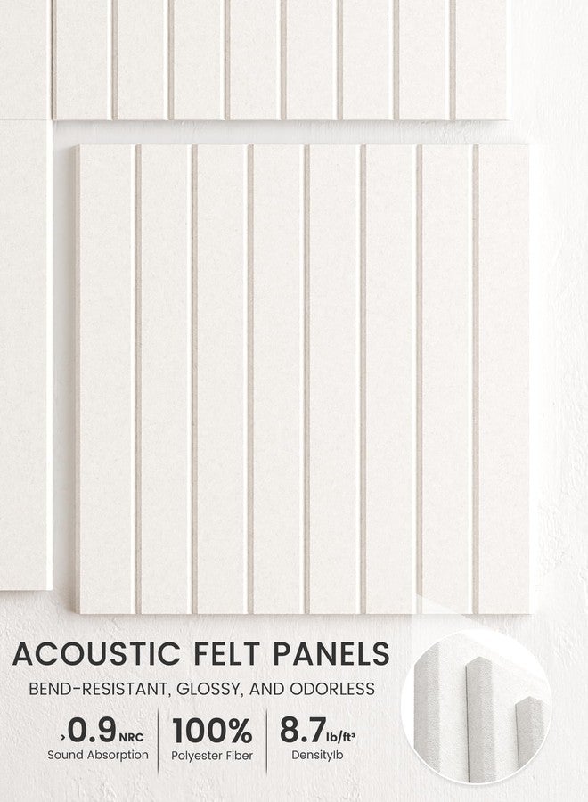 Bumusty Large Cork Board 36"x24" Alternative - 6 Pack Felt Wall Tiles with 40 Safe Removable Adhesive Tabs, 30 Pushpins, Cork Boards for Walls Pin Board Notice Board Office Decor-Milky White - Image 3